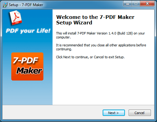 pdf creator windows7