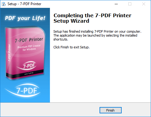 pdf creator printer windows 7